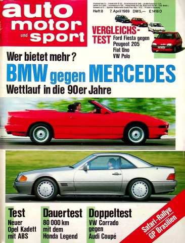 Deckblatt Auto Motor und Sport (08/1989)